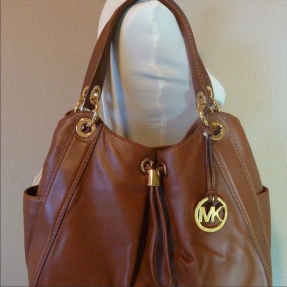 Michael Kors Large 3 Compartment Leather Handbag - Picture 2 of 8